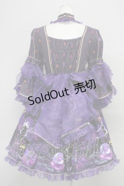 画像2: metamorphose / 魔女の森ラッパ袖ワンピース  バイオレット T-25-09-10-026-ME-OP-SA-ZI