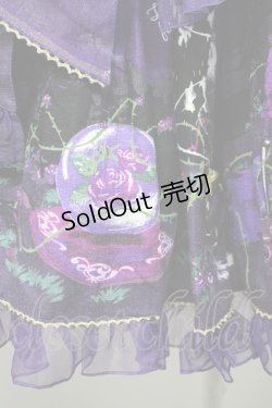 画像3: metamorphose / 魔女の森ラッパ袖ワンピース  バイオレット T-25-09-10-026-ME-OP-SA-ZI