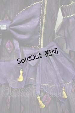 画像7: metamorphose / 魔女の森ラッパ袖ワンピース  バイオレット T-25-09-10-026-ME-OP-SA-ZI