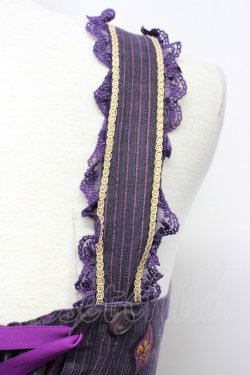 画像3: metamorphose / 魔女の森フリルジャンパースカート  バイオレット T-25-09-10-027-ME-OP-SA-ZI