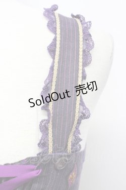 画像3: metamorphose / 魔女の森フリルジャンパースカート  バイオレット T-25-09-10-027-ME-OP-SA-ZI