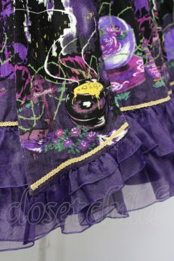 画像5: metamorphose / 魔女の森フリルジャンパースカート  バイオレット T-25-09-10-027-ME-OP-SA-ZI