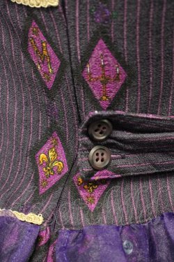 画像6: metamorphose / 魔女の森フリルジャンパースカート  バイオレット T-25-09-10-027-ME-OP-SA-ZI