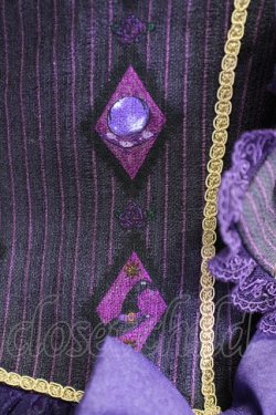 画像13: metamorphose / 魔女の森フリルジャンパースカート  バイオレット T-25-09-10-027-ME-OP-SA-ZI