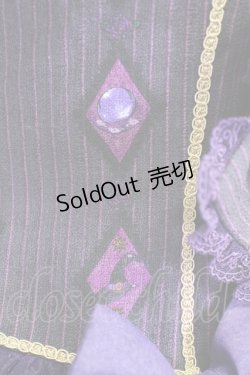 画像13: metamorphose / 魔女の森フリルジャンパースカート  バイオレット T-25-09-10-027-ME-OP-SA-ZI