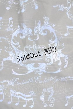 画像4: Enchantlic Enchantilly / アンティークエレガントピアノワンピース  黒青 T-25-09-10-028-LO-OP-SA-ZI