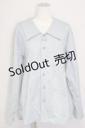 MILKBOY / リボン付き長袖シャツ  ブルー T-25-09-10-005-MB-BL-SA-ZI
