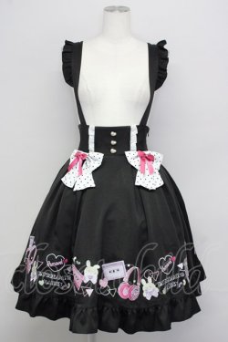 画像1: Amavel / Fancy POP Daydreamレイヤードスカート  黒 T-25-09-10-030-CA-SK-SA-ZT