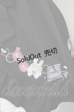 画像4: Amavel / Fancy POP Daydreamレイヤードスカート  黒 T-25-09-10-030-CA-SK-SA-ZI