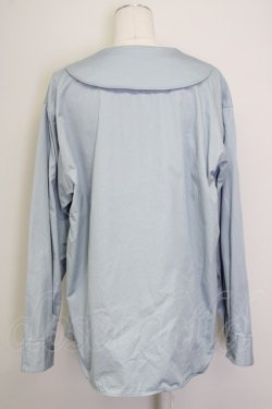 画像2: MILKBOY / リボン付き長袖シャツ  ブルー T-25-09-10-005-MB-BL-SA-ZT