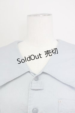 画像3: MILKBOY / リボン付き長袖シャツ  ブルー T-25-09-10-005-MB-BL-SA-ZI
