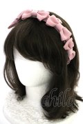 Melody BasKet / リボンいっぱいカチューシャ  ピンク T-25-09-10-035-LO-AC-SA-ZT