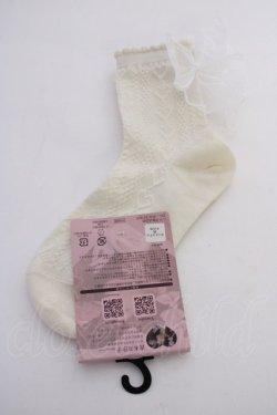 画像1: m petit by misako / AMCSハートバックリボン  アイボリー T-25-09-10-037-LO-ZA-SA-ZT