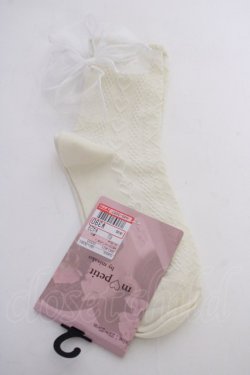 画像2: m petit by misako / AMCSハートバックリボン  アイボリー T-25-09-10-037-LO-ZA-SA-ZT