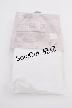 画像2: m petit by misako / AMレースアップシアータイツ  白 T-25-09-10-041-LO-ZA-SA-ZI
