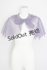 metamorphose / 使い魔ケープ  パープル T-25-09-10-007-ME-JA-SA-ZI
