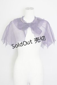 metamorphose / 使い魔ケープ  パープル T-25-09-10-007-ME-JA-SA-ZI