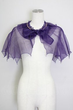 画像1: metamorphose / 使い魔ケープ  パープル T-25-09-10-007-ME-JA-SA-ZT