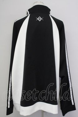 画像2: REFLEM / BIG切替ジャージ/オーバーサイズジャージトップス  黒Ｘ白 T-25-09-10-010-PU-TO-SA-ZT