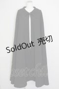 MIHO MATSUDA / コウモリマント  黒 T-25-09-10-012-GO-JA-SA-ZI
