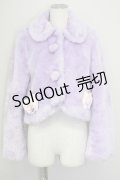 Angelic Pretty / リボンパールファーボレロ  ラベンダー T-25-09-10-014-AP-CO-SA-ZI