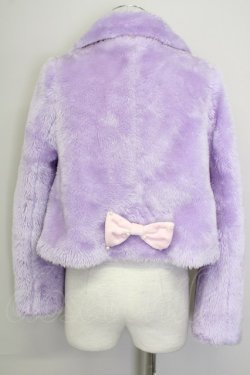 画像2: Angelic Pretty / リボンパールファーボレロ  ラベンダー T-25-09-10-014-AP-CO-SA-ZT