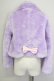 画像2: Angelic Pretty / リボンパールファーボレロ  ラベンダー T-25-09-10-014-AP-CO-SA-ZT (2)