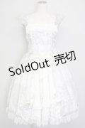 BABY,THE STARS SHINE BRIGHT / メルヴェイユーズなBoudoir〜永遠に続くLadyな時間〜レースアップジャンパースカート  グレー T-25-09-10-015-BA-OP-SA-ZT