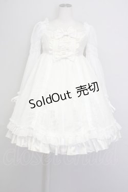 画像1: Enchantlic Enchantilly / Gothic Cake&AfterTea Partyワンピース  白 T-25-09-10-016-LO-OP-SA-ZI
