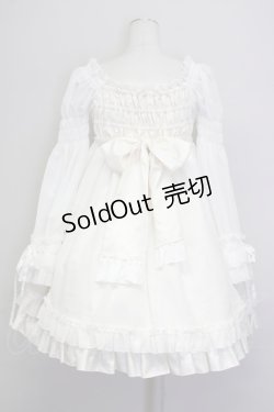 画像2: Enchantlic Enchantilly / Gothic Cake&AfterTea Partyワンピース  白 T-25-09-10-016-LO-OP-SA-ZI