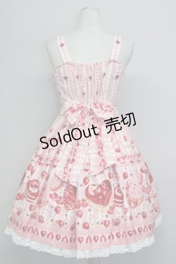 画像2: BABY,THE STARS SHINE BRIGHT / DOKI DOKI STRAWBERRY MAGIC柄ジャンパースカートI  ピンク T-25-09-10-017-BA-OP-SA-ZT