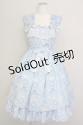 Angelic Pretty / 雪のガラスドームジャンパースカート  サックス T-25-09-10-018-AP-OP-SA-ZT