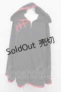 Favorite / チャイナパーカー  黒Ｘ赤 T-25-09-12-016-LO-TO-SA-ZI