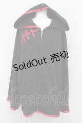 Favorite / チャイナパーカー  黒Ｘ赤 T-25-09-12-016-LO-TO-SA-ZI