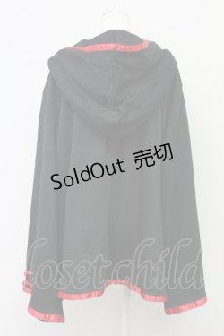 画像2: Favorite / チャイナパーカー  黒Ｘ赤 T-25-09-12-016-LO-TO-SA-ZI