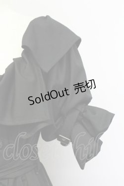 画像4: alice auaa / パフスリーブトレンチワンピース 3 ブラック T-25-09-12-017-AA-OP-SA-ZI