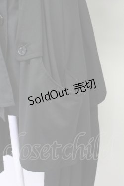 画像5: alice auaa / パフスリーブトレンチワンピース 3 ブラック T-25-09-12-017-AA-OP-SA-ZI