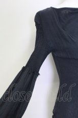 画像6: alice auaa / 楊柳切替ワンピース 3 ブラック T-25-09-12-018-AA-OP-SA-ZI (6)