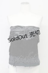 alice auaa / サテンギャザー楊柳ミニスカート 3 ブラック T-25-09-12-019-AA-SK-SA-ZI