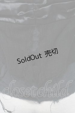 画像3: alice auaa / サテンギャザー楊柳ミニスカート 3 ブラック T-25-09-12-019-AA-SK-SA-ZI