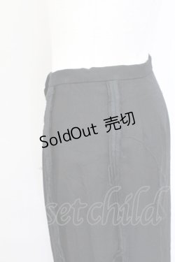 画像3: alice auaa / ラップロングスカート  ブラック T-25-09-12-020-AA-SK-SA-ZI