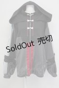 Favorite / チャイナボタンパーカー  グレー T-25-09-12-004-LO-TO-SA-ZI