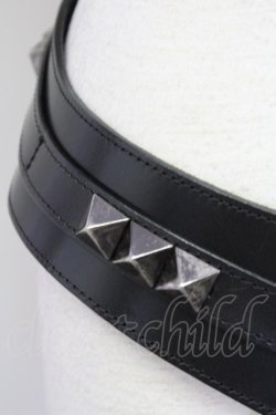 画像7: alice auaa / スタッズ使いベルト  ブラック T-25-09-12-023-AA-ZA-SA-ZI