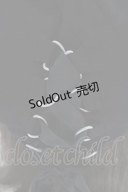 画像3: IRO+IRO / 推し色リボンに付け替えて*レースアップキャスケット  黒 T-25-09-12-029-LO-AC-SA-ZI