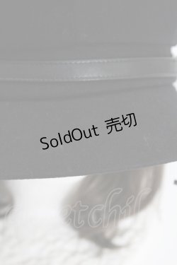 画像6: IRO+IRO / 推し色リボンに付け替えて*レースアップキャスケット  黒 T-25-09-12-029-LO-AC-SA-ZI