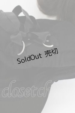 画像8: IRO+IRO / 推し色リボンに付け替えて*レースアップキャスケット  黒 T-25-09-12-029-LO-AC-SA-ZI