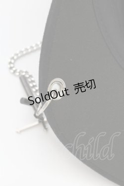 画像9: IRO+IRO / 推し色リボンに付け替えて*レースアップキャスケット  黒 T-25-09-12-029-LO-AC-SA-ZI