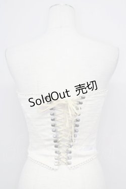 画像2: alice auaa / 異素材切替コルセット 3 ベージュ T-25-09-12-001-AA-TO-SA-ZI