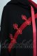 画像3: IRO+IRO / カジュアルＸチャイナユニセックス好パーカー  黒Ｘ赤 T-25-09-12-005-LO-TO-SA-ZT