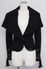 alice auaa / フリルパイピングジャケット 1 ブラック T-25-09-12-006-AA-JA-SA-ZI